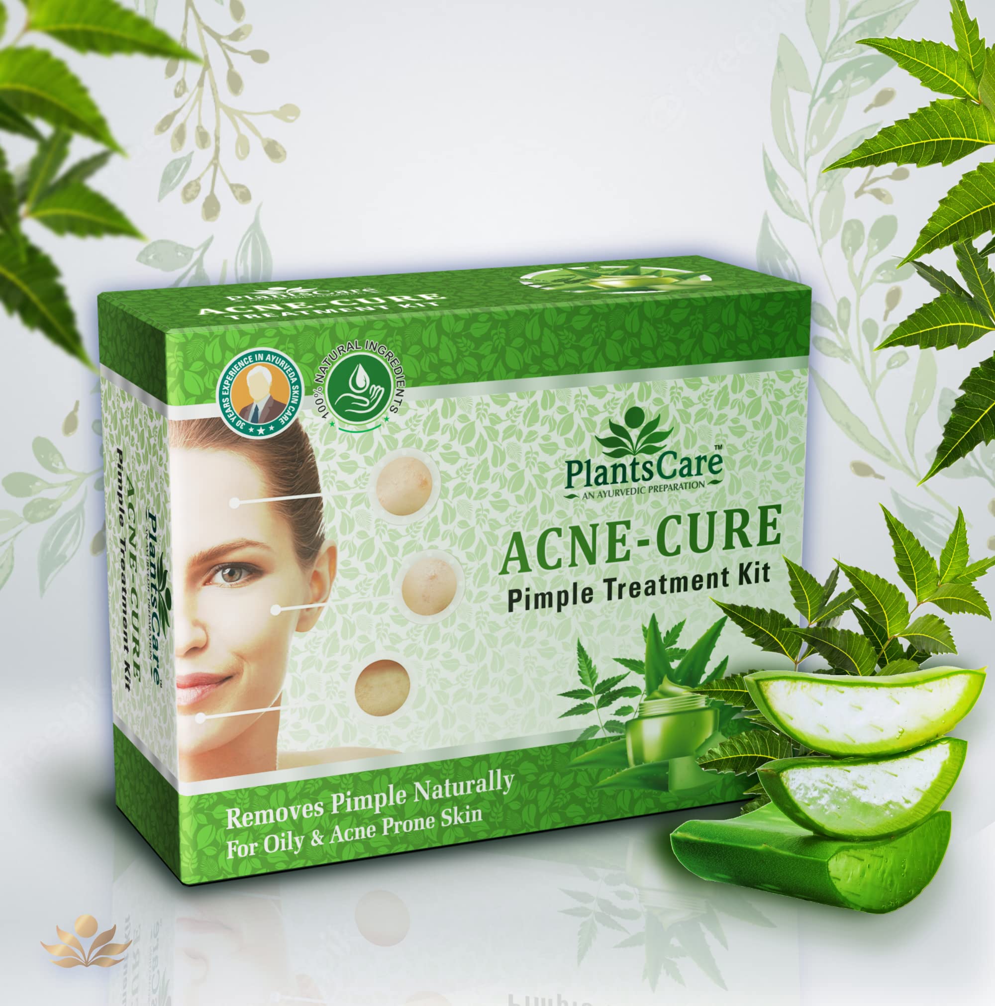Best Acne Treatment Kit for Clear Skin - 80g Cream & 65ml Serum | Pimple & Blemish Care | Perfect for Teens & Adults with Oily or Sensitive Skin