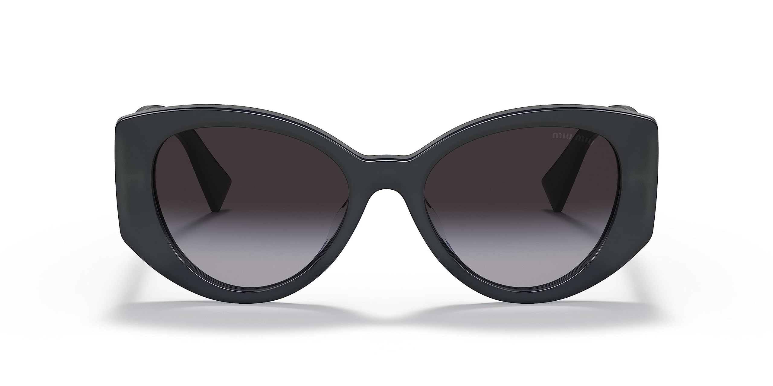 Miu Miu Women's Round Fashion Sunglasses UV Protection - Stylish Cat Eye Sunglasses for Women, Perfect for Beach, Driving & Outdoor Activities