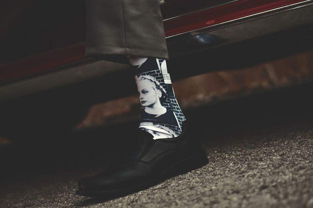 Custom Face Socks with Personalized Text - Funny Photo Printed Socks for Men & Women | Unique Gift for Birthdays, Christmas & Couples Matching