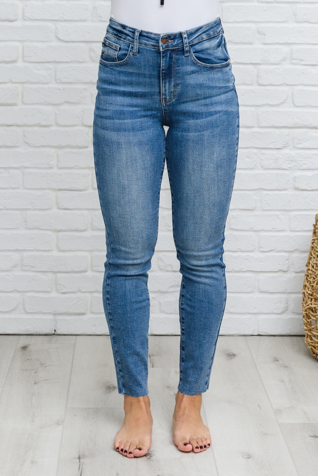 Becca High Waisted Embroidered Pocket Relaxed Jeans for Women - Comfortable Stretch Denim Pants for Casual Wear & Everyday Outfits