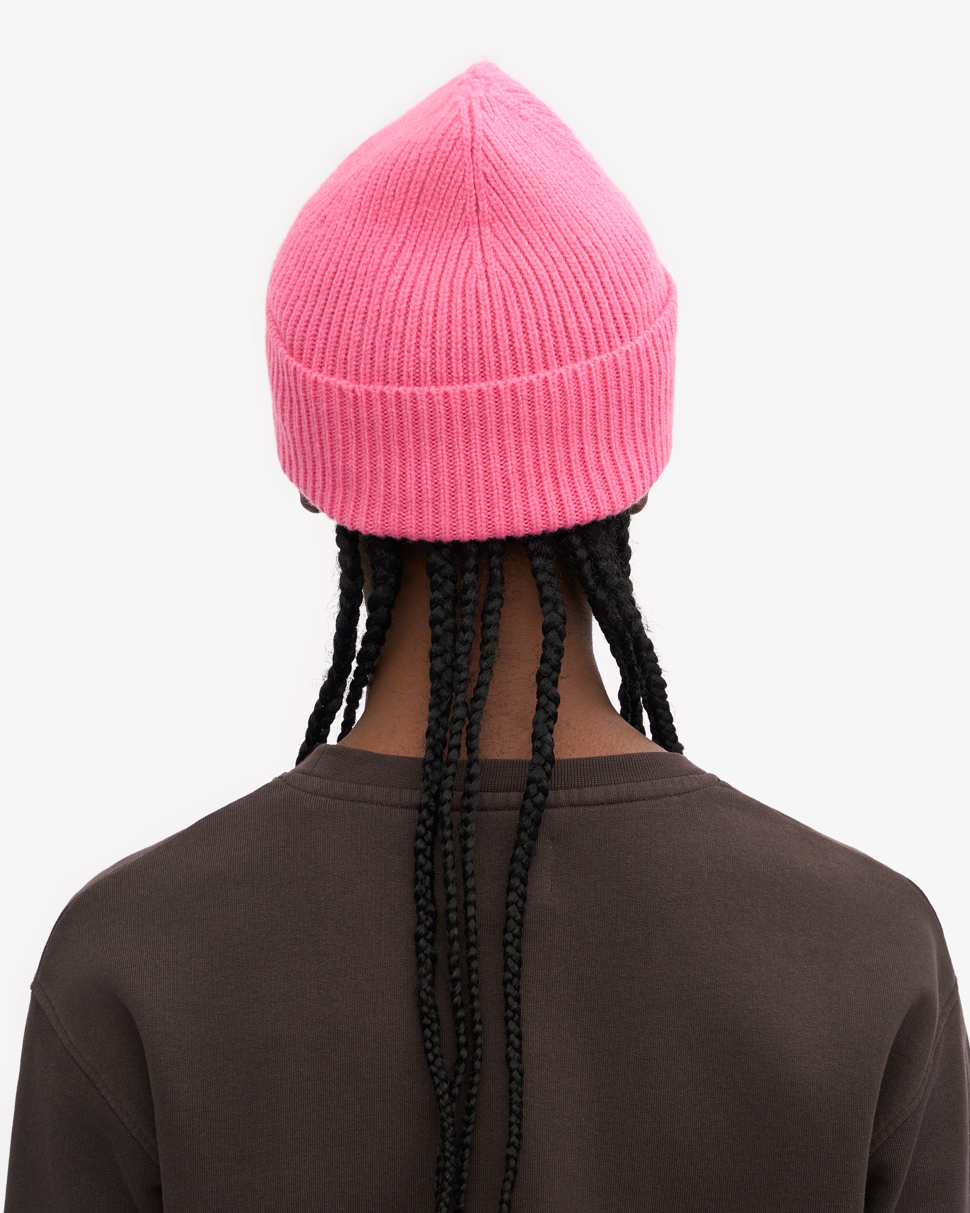 Premium Merino Wool Beanie - Soft & Warm Winter Hat for Men & Women - Bubblegum Pink - Perfect for Skiing, Hiking & Outdoor Activities