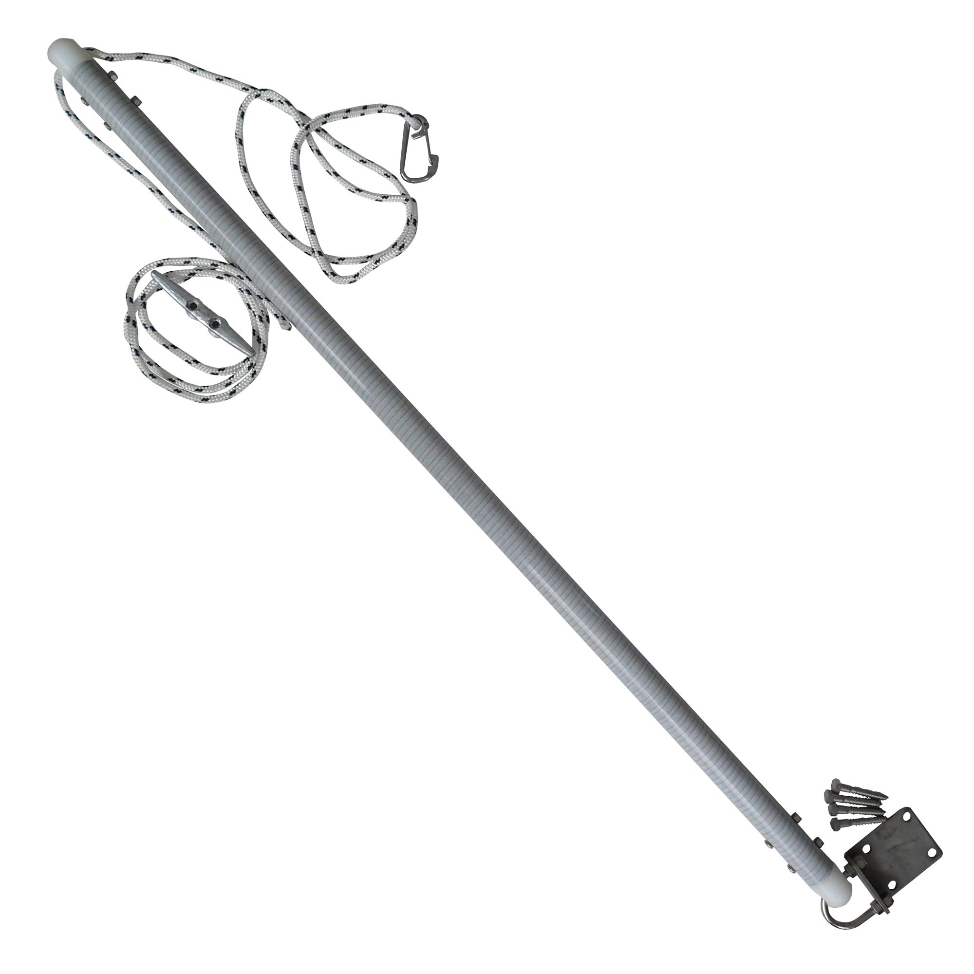 Dock Edge Mooring Arm - 4 Feet Heavy Duty Boat Docking System for Secure Watercraft Anchoring | Perfect for Marinas, Docks, and Boat Ramps
