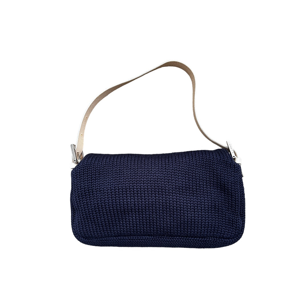 Fendi Envy Wool Knitted Baguette Bag - Luxury Designer Handbag for Women, Perfect for Parties, Work & Everyday Use