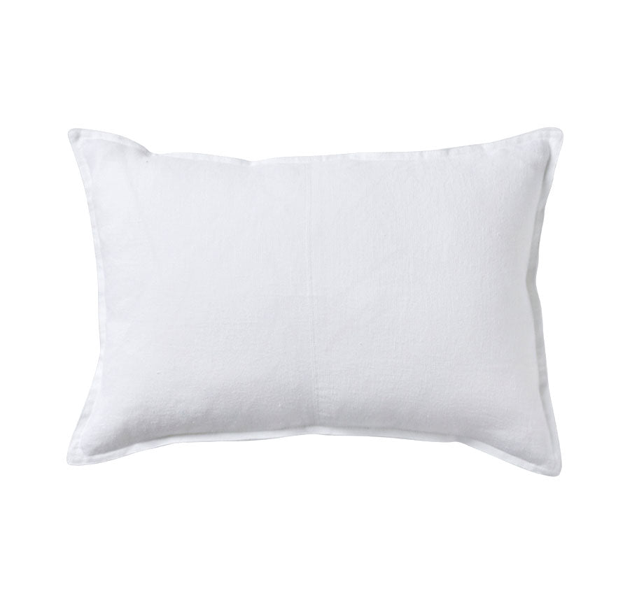 40x60cm Como Filled Cushion Snow - Soft Decorative Throw Pillow for Sofa, Bed, Living Room & Outdoor Use