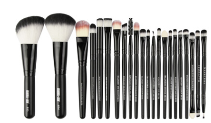 22 Piece Professional Makeup Brush Set - Soft Synthetic Bristles for Foundation, Blending, Eyeshadow - Perfect for Makeup Artists & Beginners (Home Use, Travel, Professional Kit)