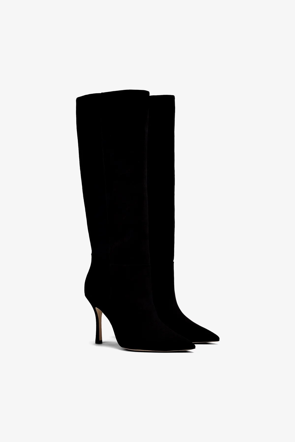 Kate Black Suede Boots for Women - Stylish & Comfortable Ankle Boots for Fall, Winter & Everyday Wear