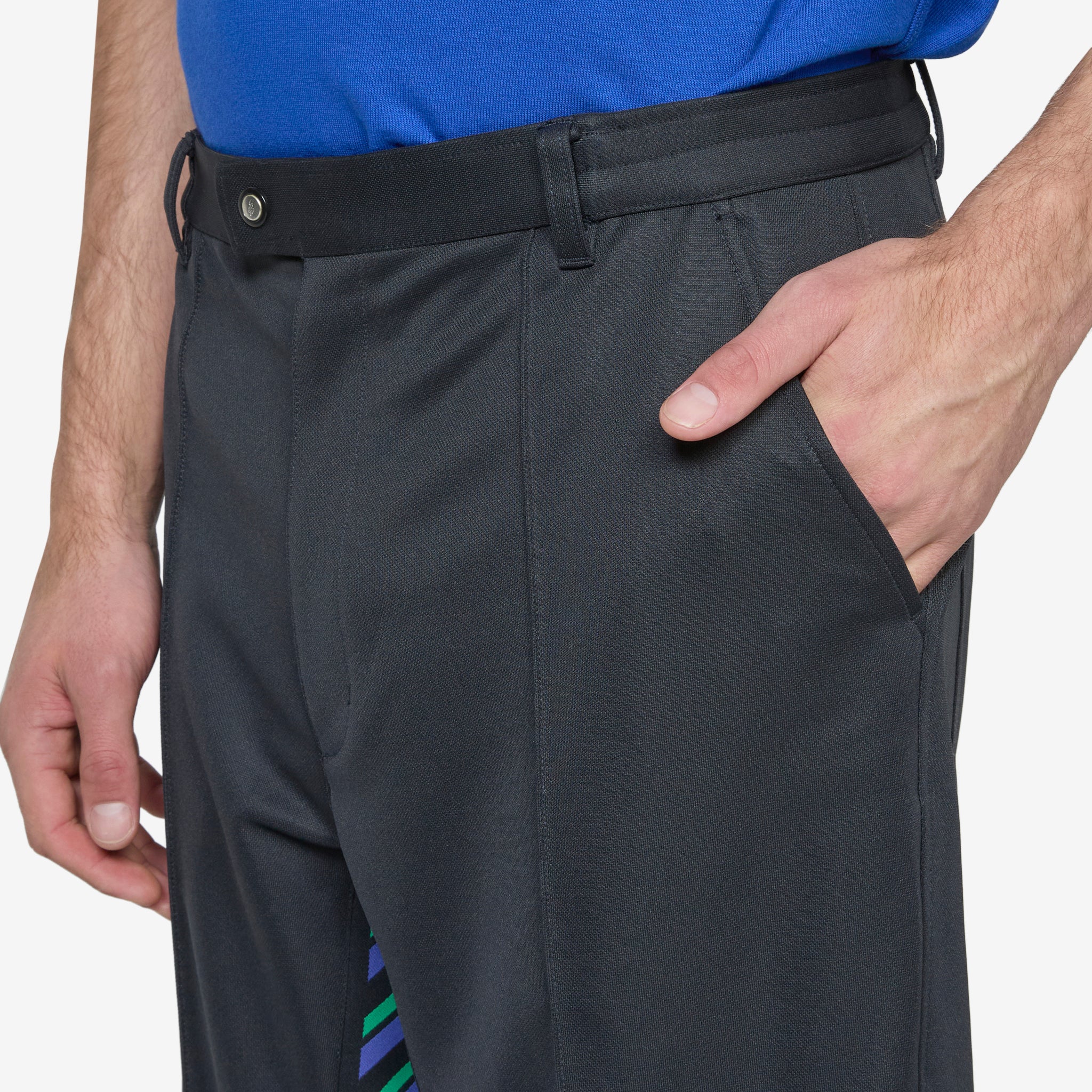 ASICS NOVALIS Styrax Track Pants for Men - Lightweight Running Jogging Pants with Breathable Fabric (Anthracite) - Perfect for Gym, Workout & Casual Wear