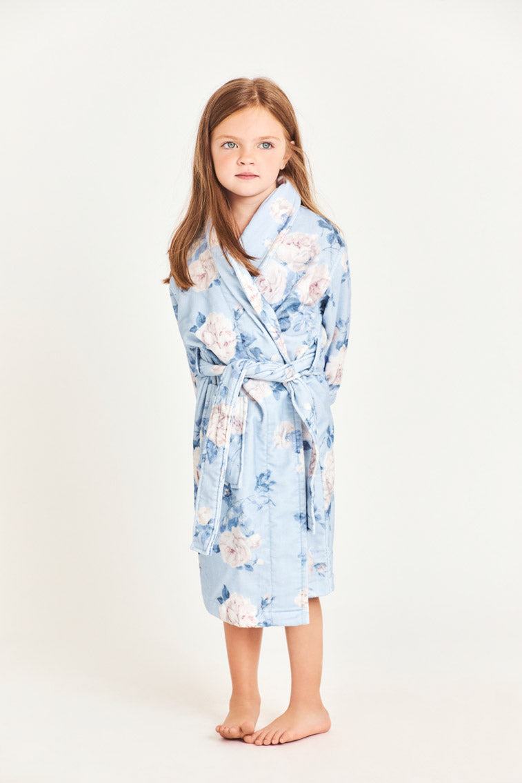 Soft & Cozy Kids Cotton Bath Robe - Hooded Bathrobe for Boys & Girls - Absorbent & Quick-Drying - Perfect for Bath Time, Pool, Spa & Lounging at Home