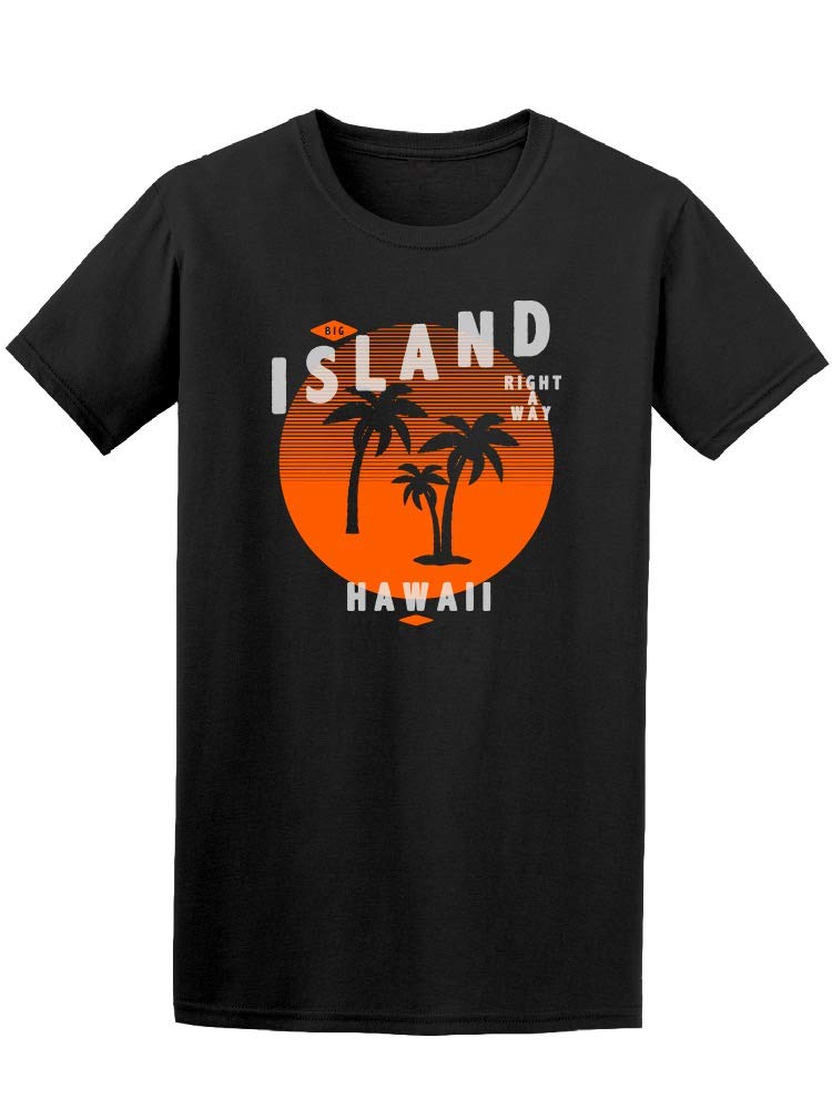 Hawaii Aloha Shirt for Men - Smartprints Island Right A Way Graphic Tee | Casual Beachwear & Summer Vacation Outfit