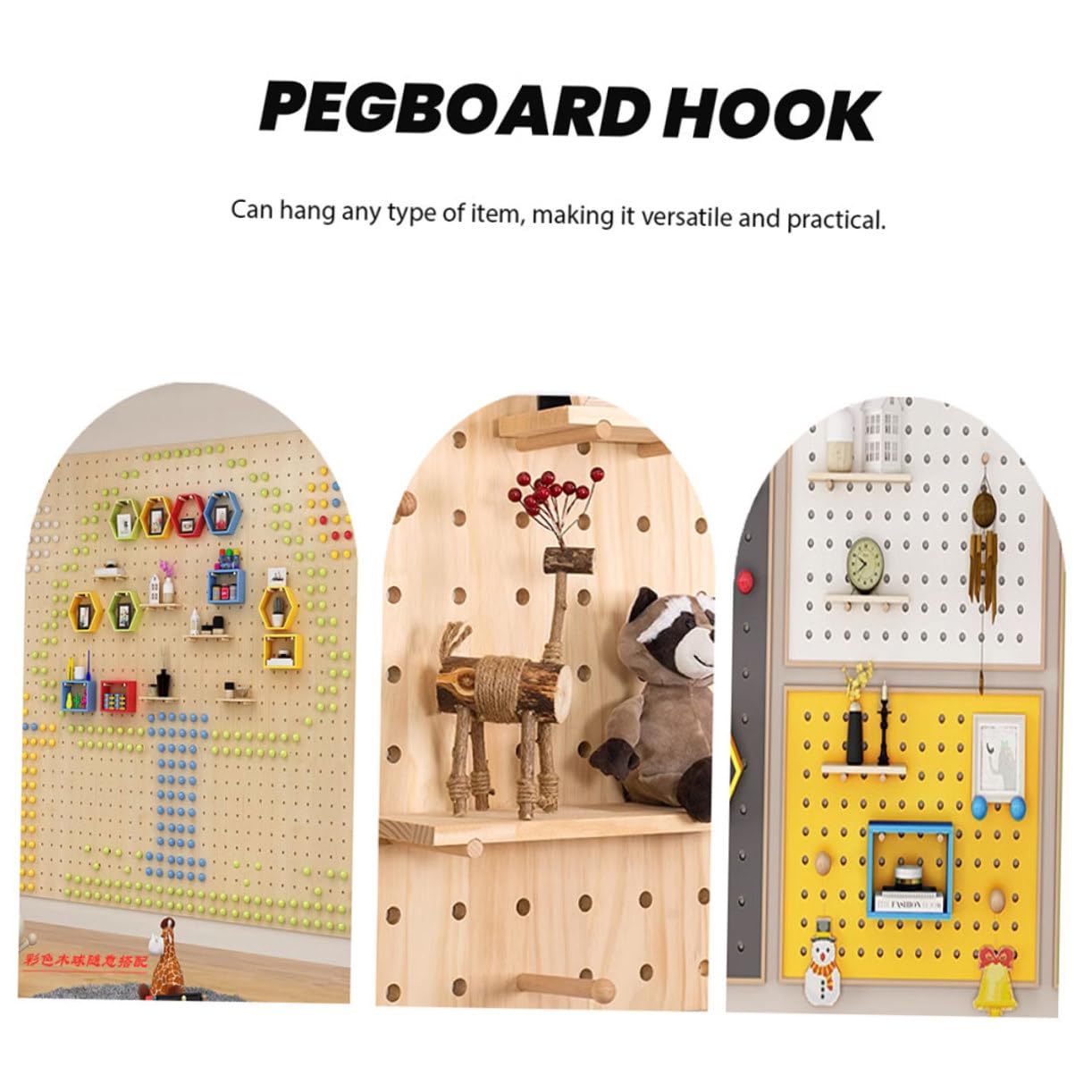 GLEAVI 30 Pack Stainless Steel Pegboard Hooks - Small Utility Hooks for Garage, Workshop & Home Organization - Heavy Duty Shelf Hooks for Peg Board Storage & Tool Hanging