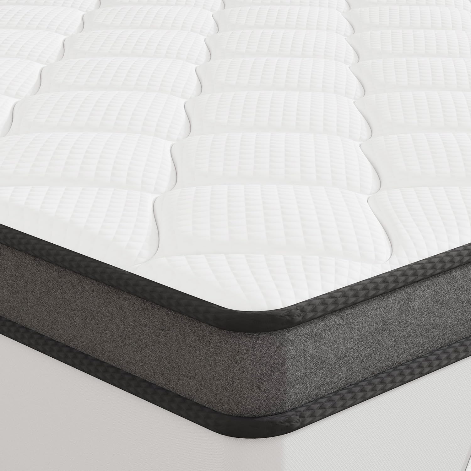3 Inch Multi-Layer Memory Foam Mattress Topper Twin XL - High Density Gel Infused Cooling Mattress Pad for Back Pain Relief & Body Support - Medium Firm Bed Topper for Side, Back & Stomach Sleepers - Perfect for Guest Beds, Dorms & Home Use