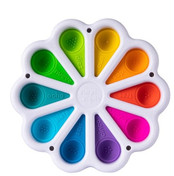 Fat Brain Toys Dimpl Digits - Sensory Learning Toy for Toddlers & Kids - Fun Educational Number Play for Early Math Skills - Perfect for Home, Classroom, and Travel Playtime