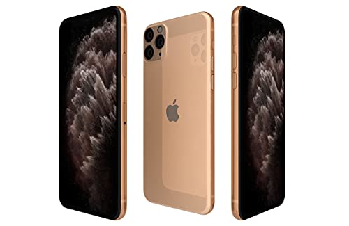 Apple iPhone 11 Pro Max 512GB Gold - AT&T Unlocked (Renewed Premium) Smartphone for Business & Travel | Fast Performance & Long Battery Life
