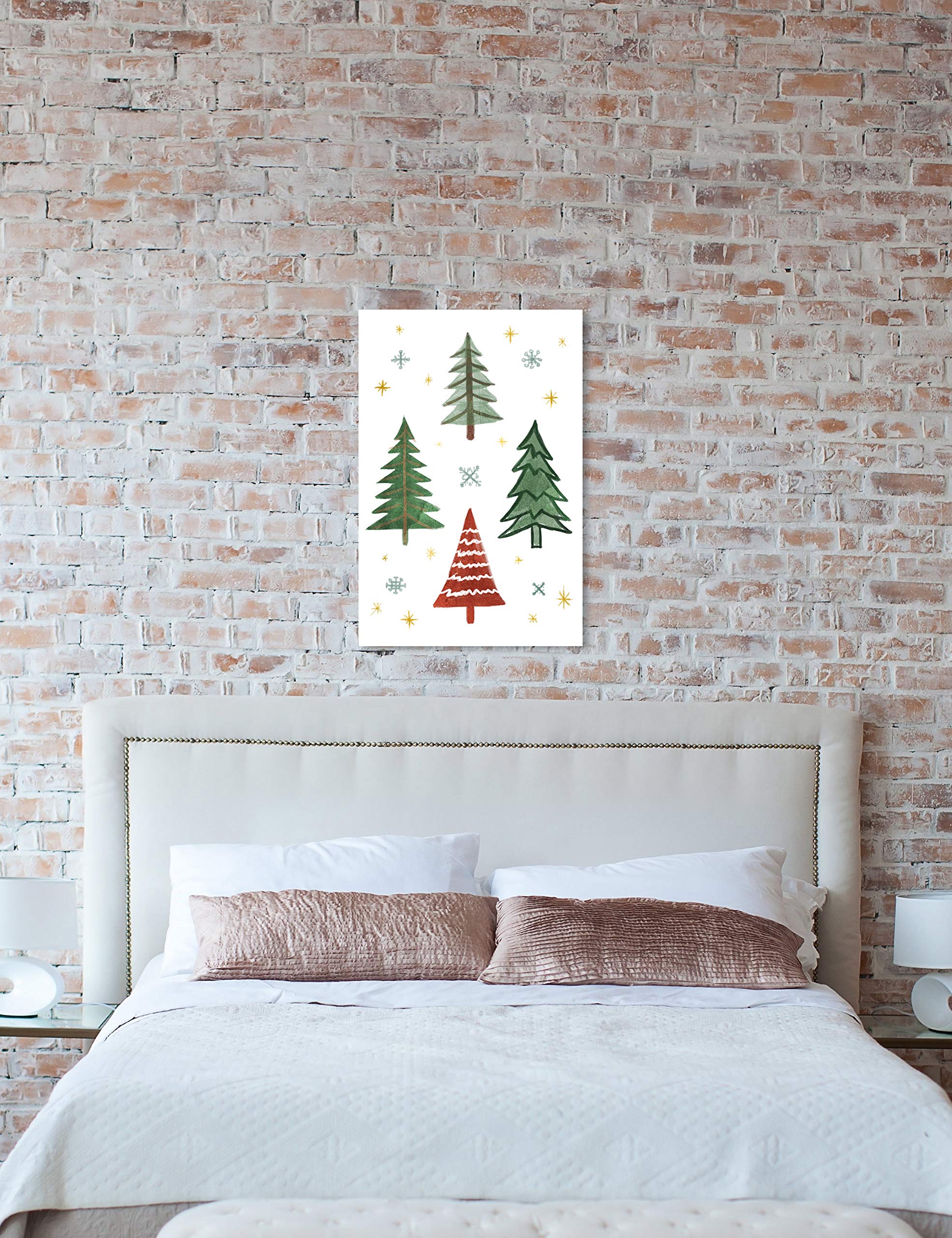 Evergreen Trees Wall Art Canvas Print - 10