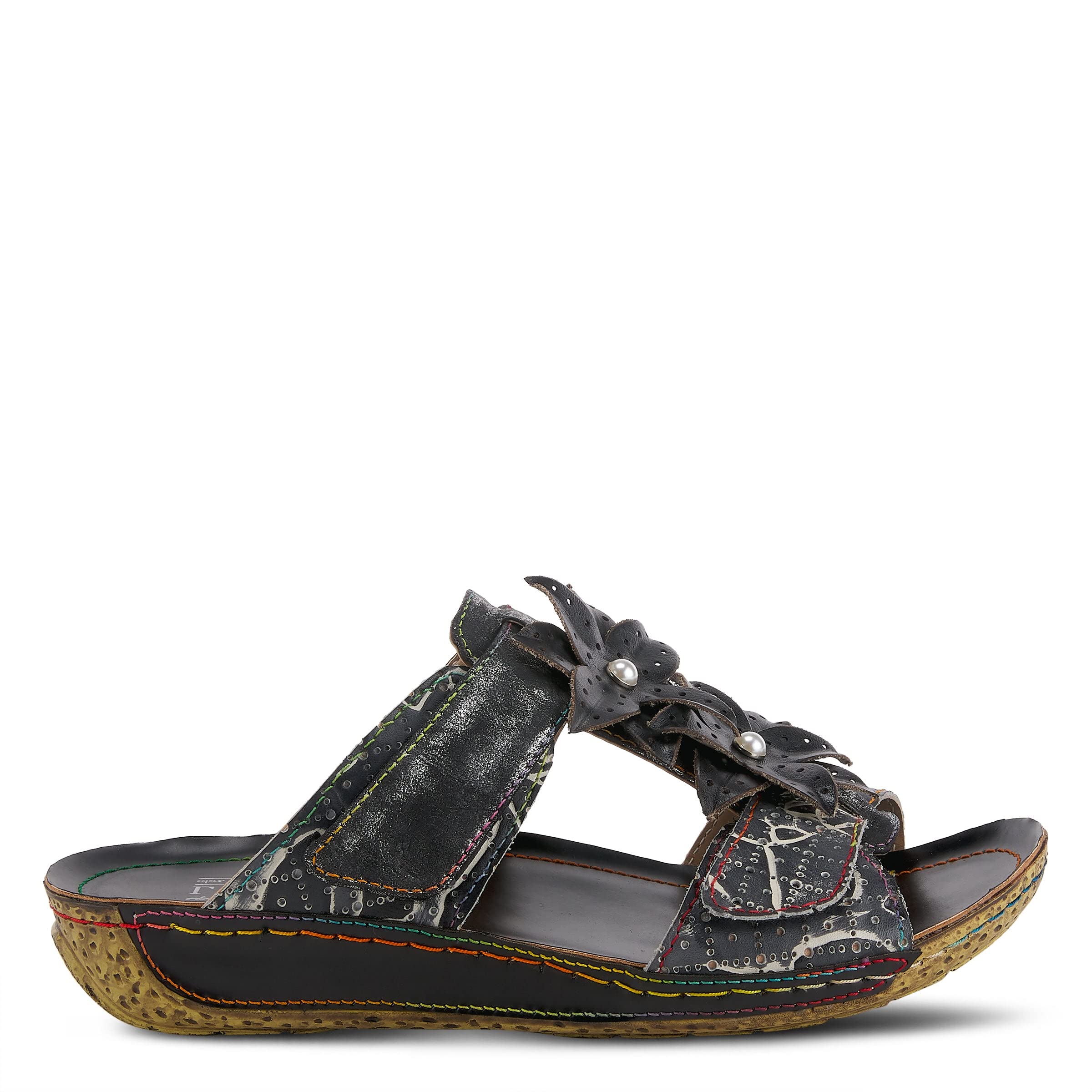 Spring Step L'Artiste Women's Karina Comfortable Leather Sandals with Arch Support - Perfect for Summer Outfits, Beach Vacations & Casual Wear