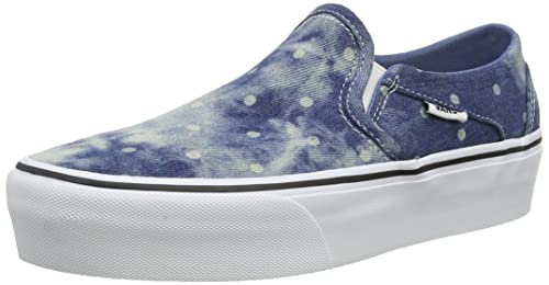 Denim Dots Moonlight Blue White