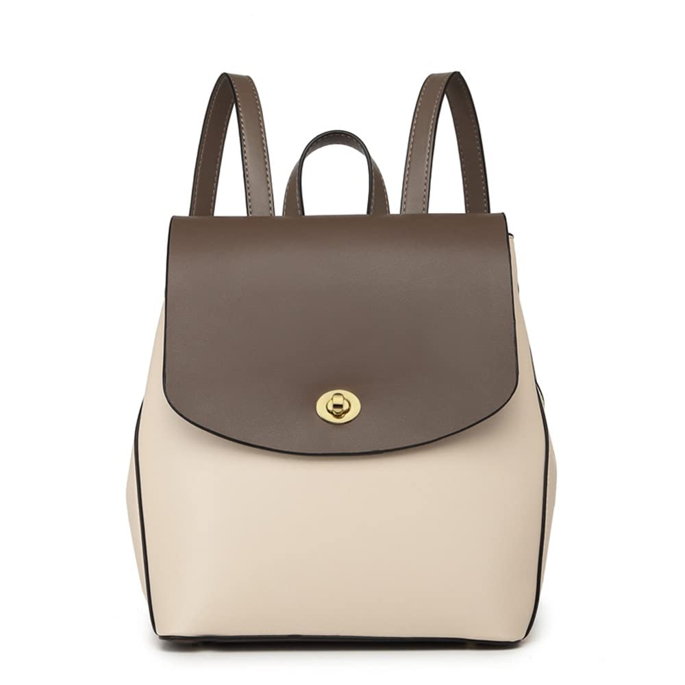 JIUFENG Mini Backpack for Women - Small Genuine Leather Purse Backpack, Cute Daypack & Satchel Bag for Girls & Ladies | Perfect for Travel, Work, School & Daily Use