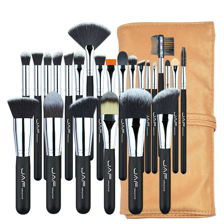 24-Piece Professional Makeup Brush Set for Flawless Face & Eye Application - Perfect for Beginners & Professionals, Home & Travel Use
