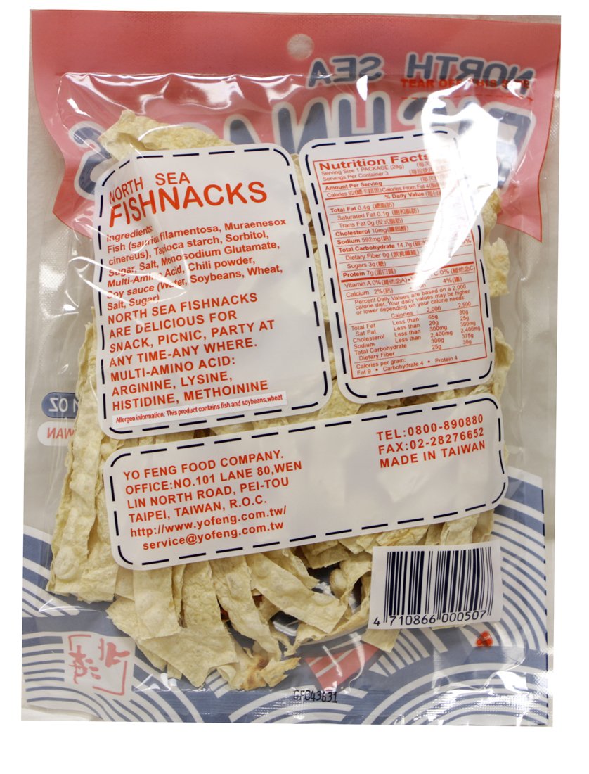 Crispy North Sea Fish Snacks - Delicious Cod Fish Sticks, 3.1 oz (Pack of 3) - Perfect for School Lunches, Office Snacks & Party Appetizers