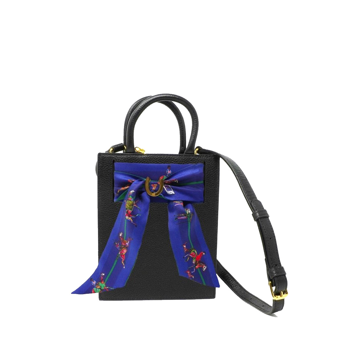 Hampton Road Leather Mini Calista Crossbody Bag with Lucky Twilly Scarf - Perfect for Everyday Use, Travel, and Special Occasions