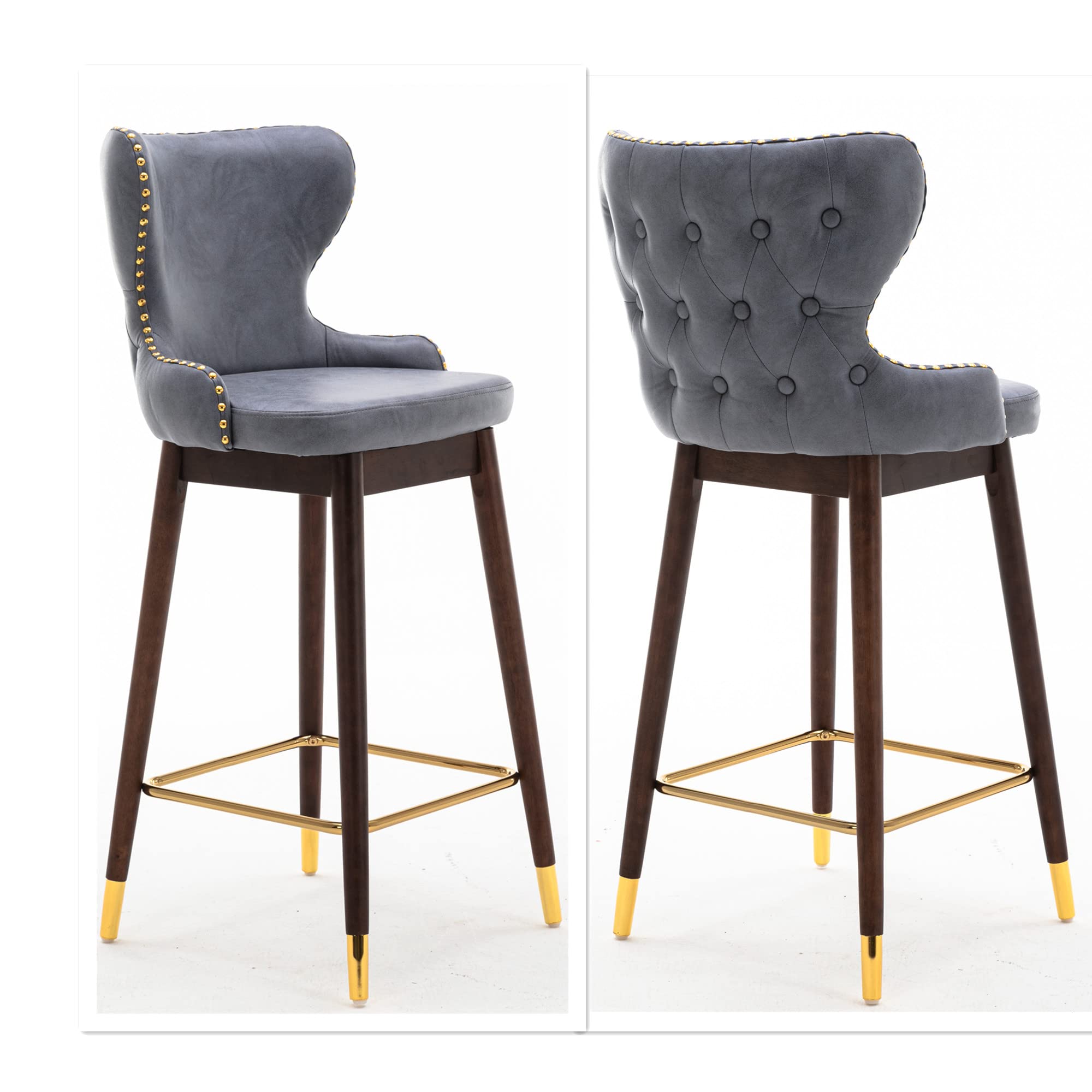 Modern Tech Bar Stools Set of 2 - 29