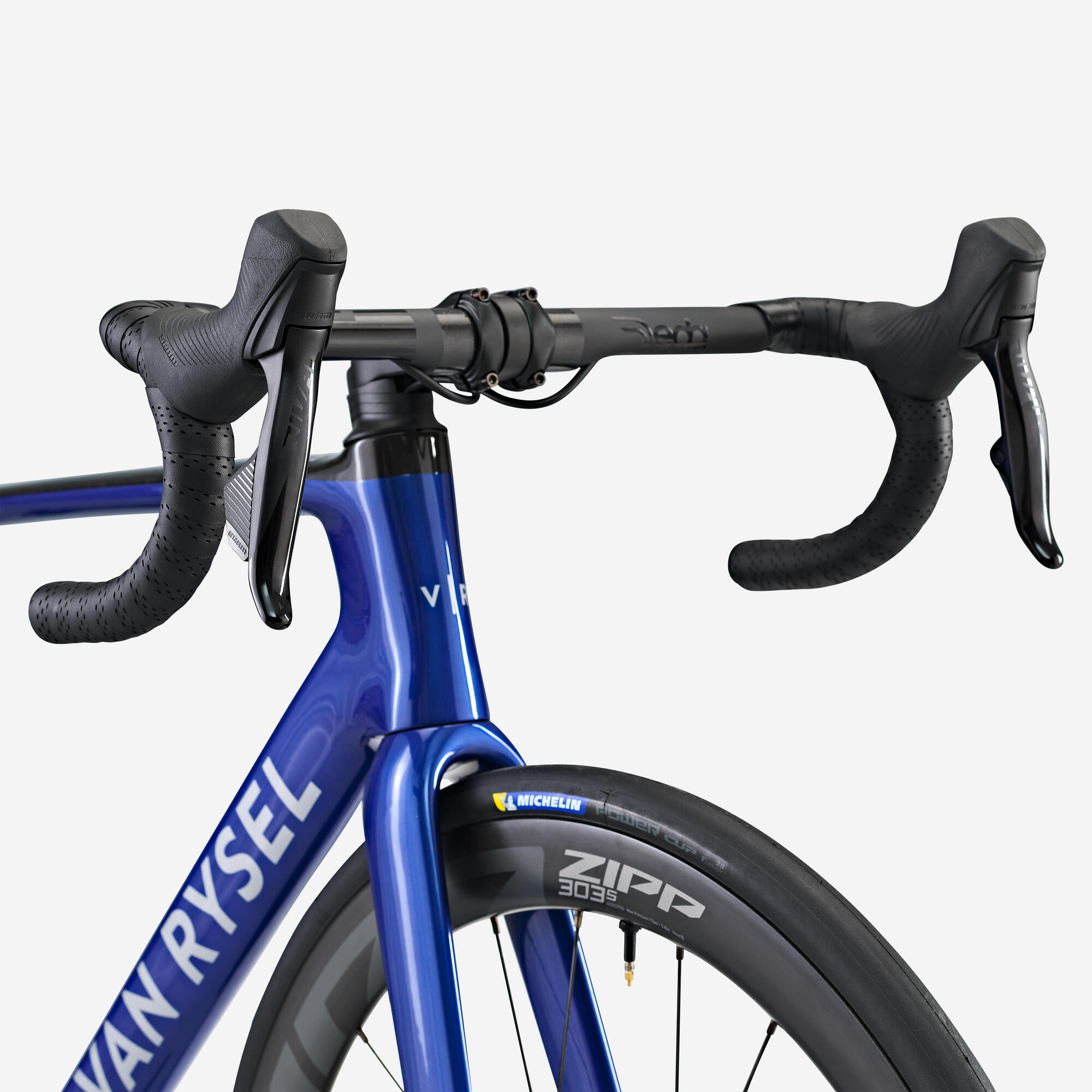 Van Rysel RCR Rival AXS Power Sensor Road Bike - Lightweight Carbon Frame & Wireless Shifting for Competitive Cycling & Endurance Training