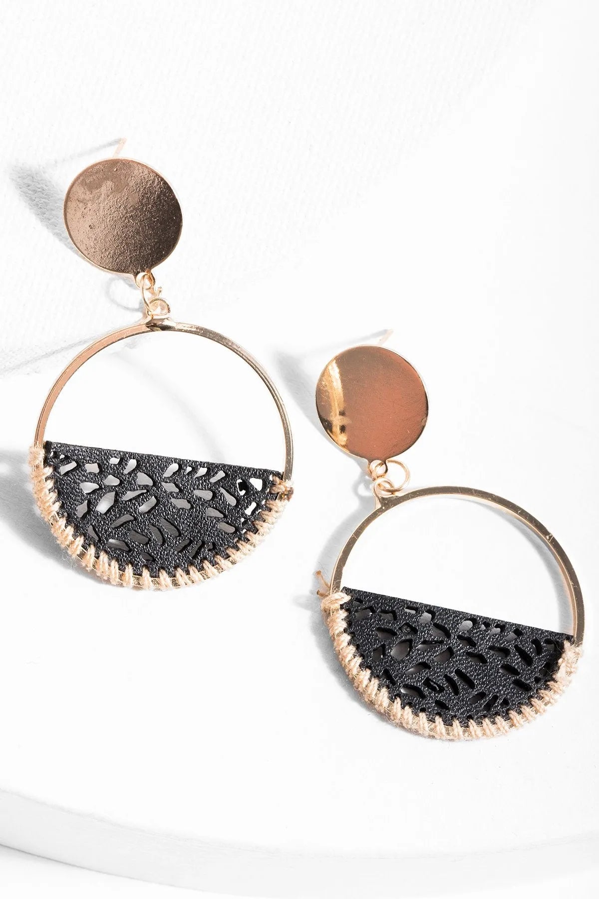 Sweet Caroline Earrings - Elegant Dangle Earrings for Women, Gold Plated Hoop Earrings, Perfect for Parties, Weddings & Everyday Wear