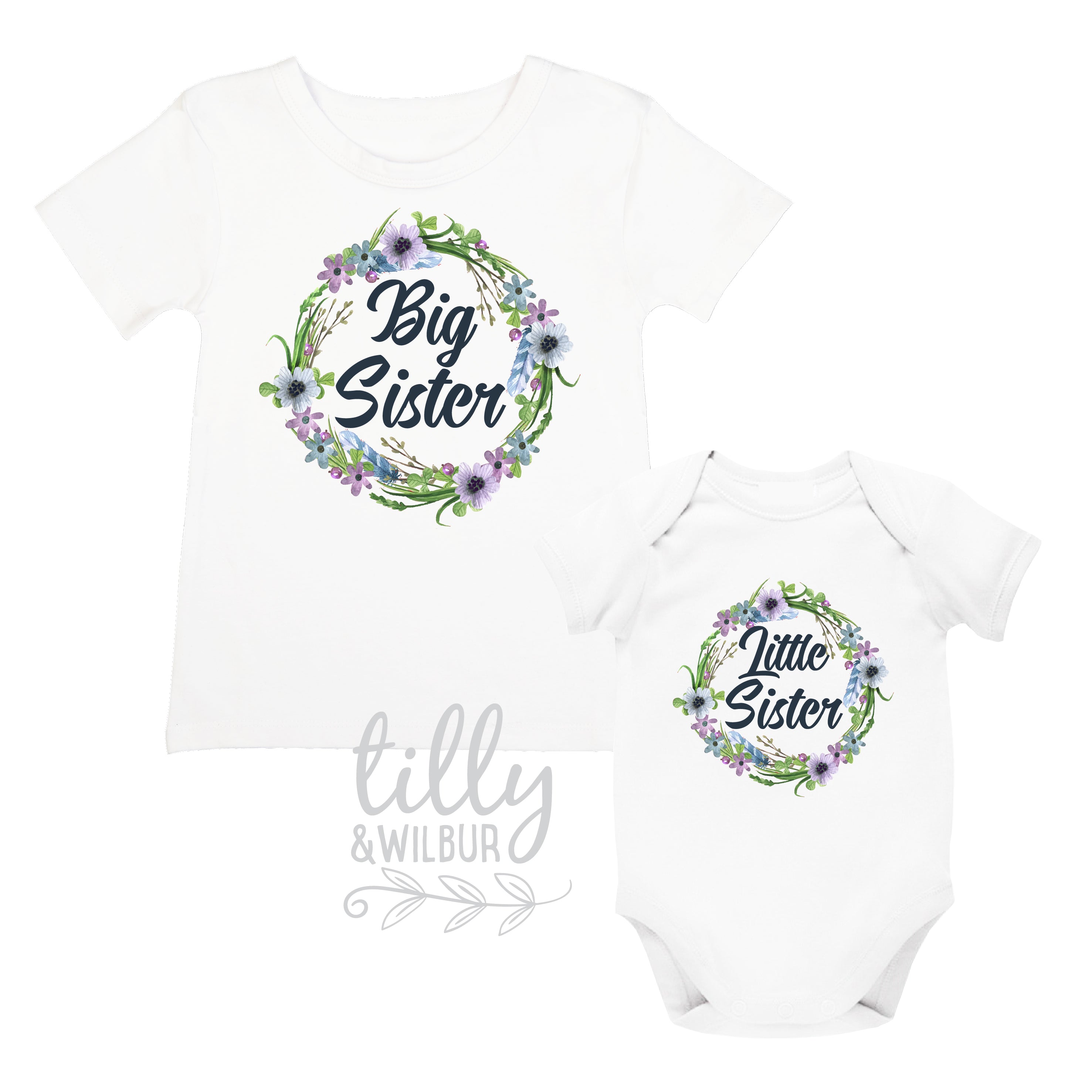 Big Sister Little Sister Matching Outfits - Cute Sister Set for Family Photos & Special Occasions