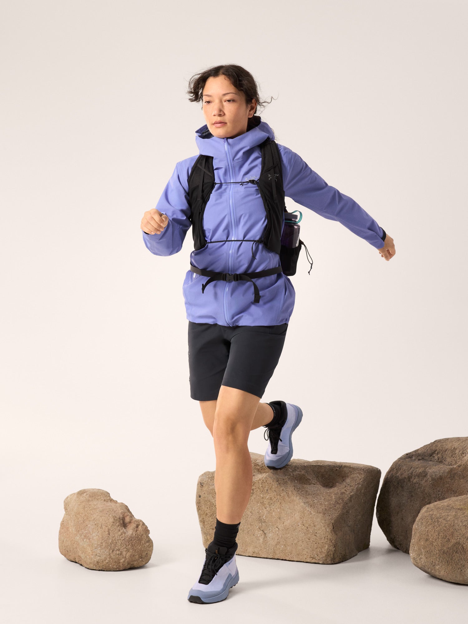 Beta Jacket for Women - Lightweight Waterproof Windbreaker - Perfect for Hiking, Running & Outdoor Adventures | X000007702