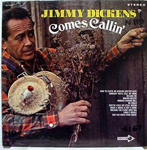 Jimmy Dickens Comes Callin' Vintage Vinyl Record - Classic Country Music LP for Collectors & Audiophiles - Perfect for Home Listening, Gifts & Music Enthusiasts
