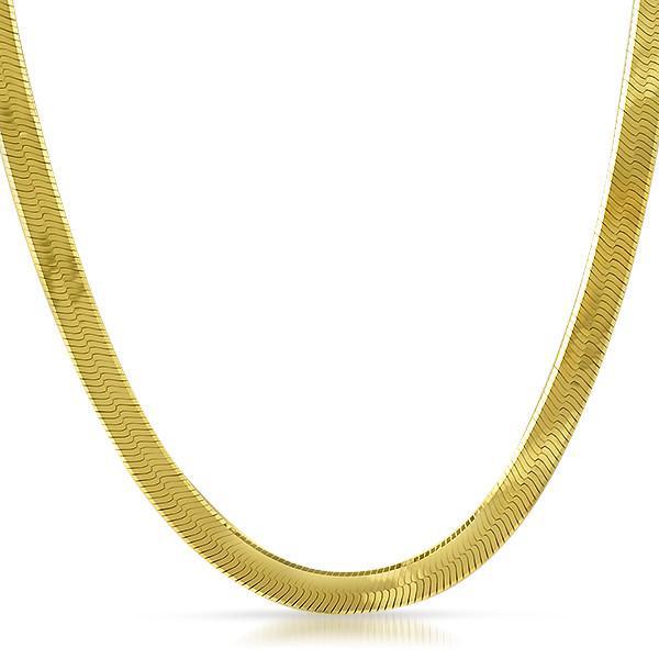 7mm 925 Sterling Silver Italian Herringbone Chain Necklace for Women - Elegant Layering Piece for Everyday Wear & Special Occasions
