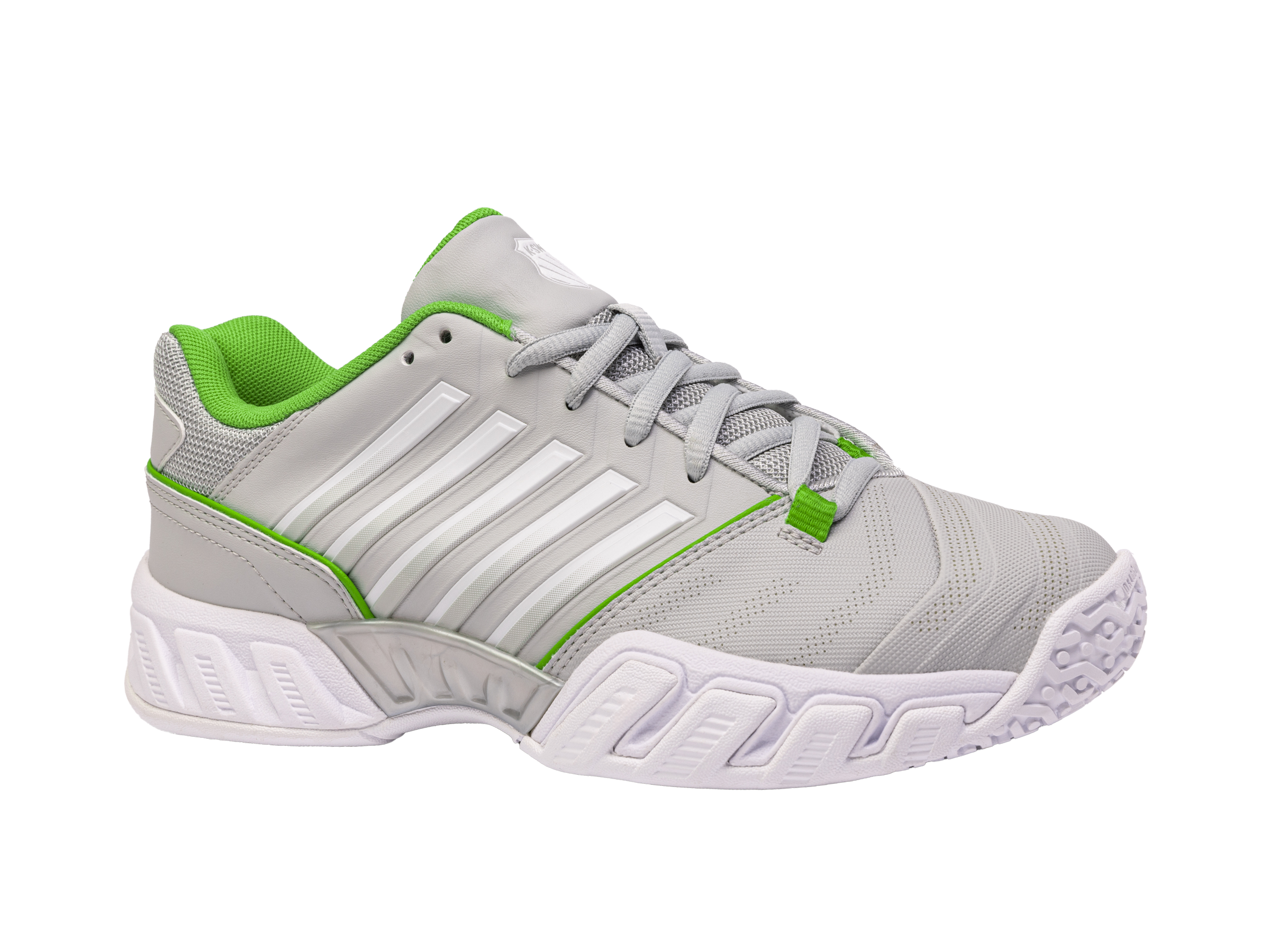 BIGSHOT LIGHT 4 OMNI Running Shoes - Gray Violet/White/Lime Green | Women's Athletic Sneakers for Jogging, Gym & Outdoor Workouts