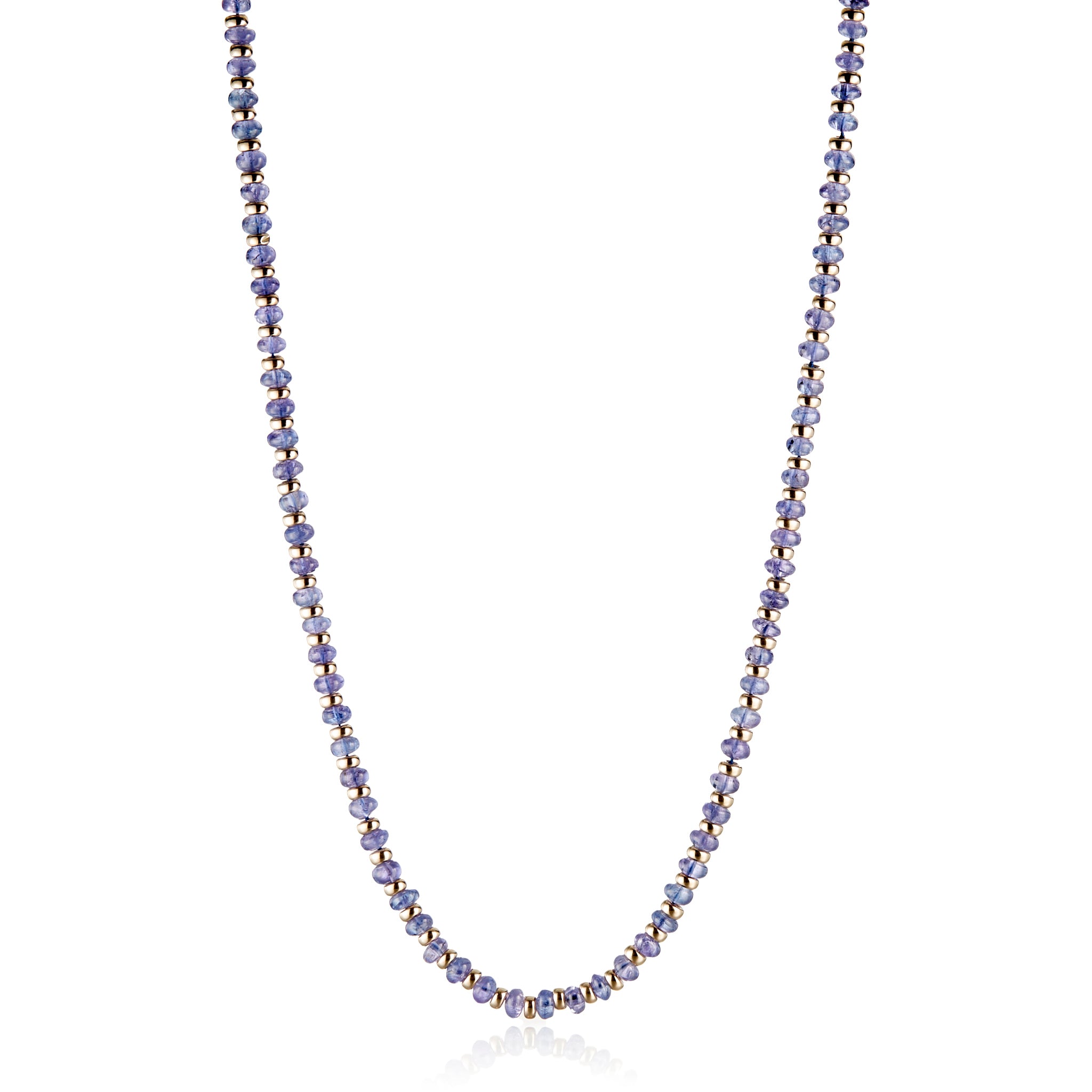Exquisite Tanzanite & Gold Necklace for Women – Elegant Jewelry Gift for Birthday, Anniversary & Special Occasions