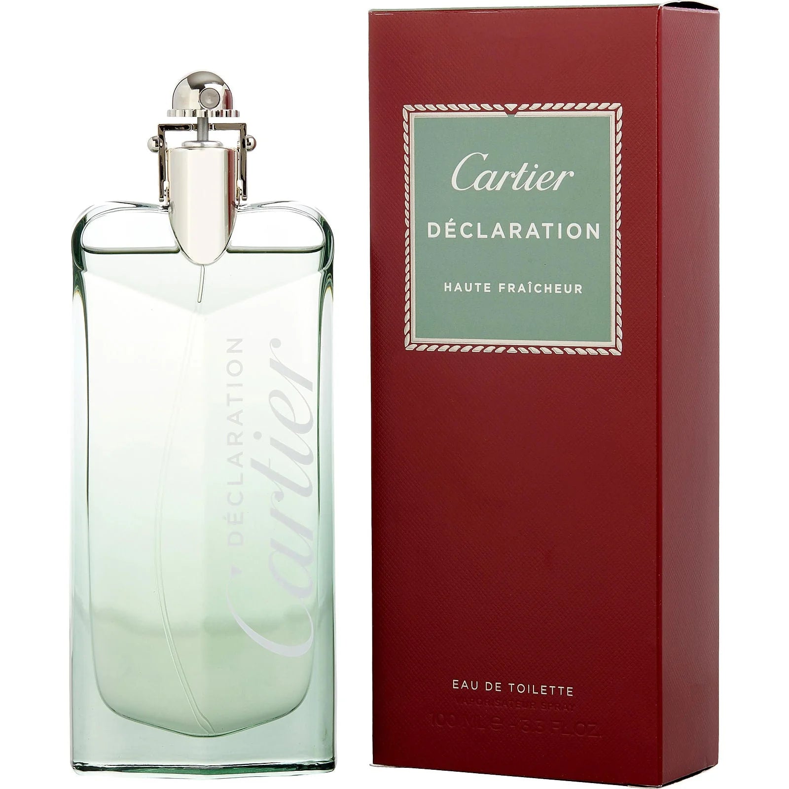 Cartier Declaration Haute Fraicheur 100ML Eau de Toilette Spray for Women & Men - Fresh Fragrance for Daytime Wear & Special Occasions