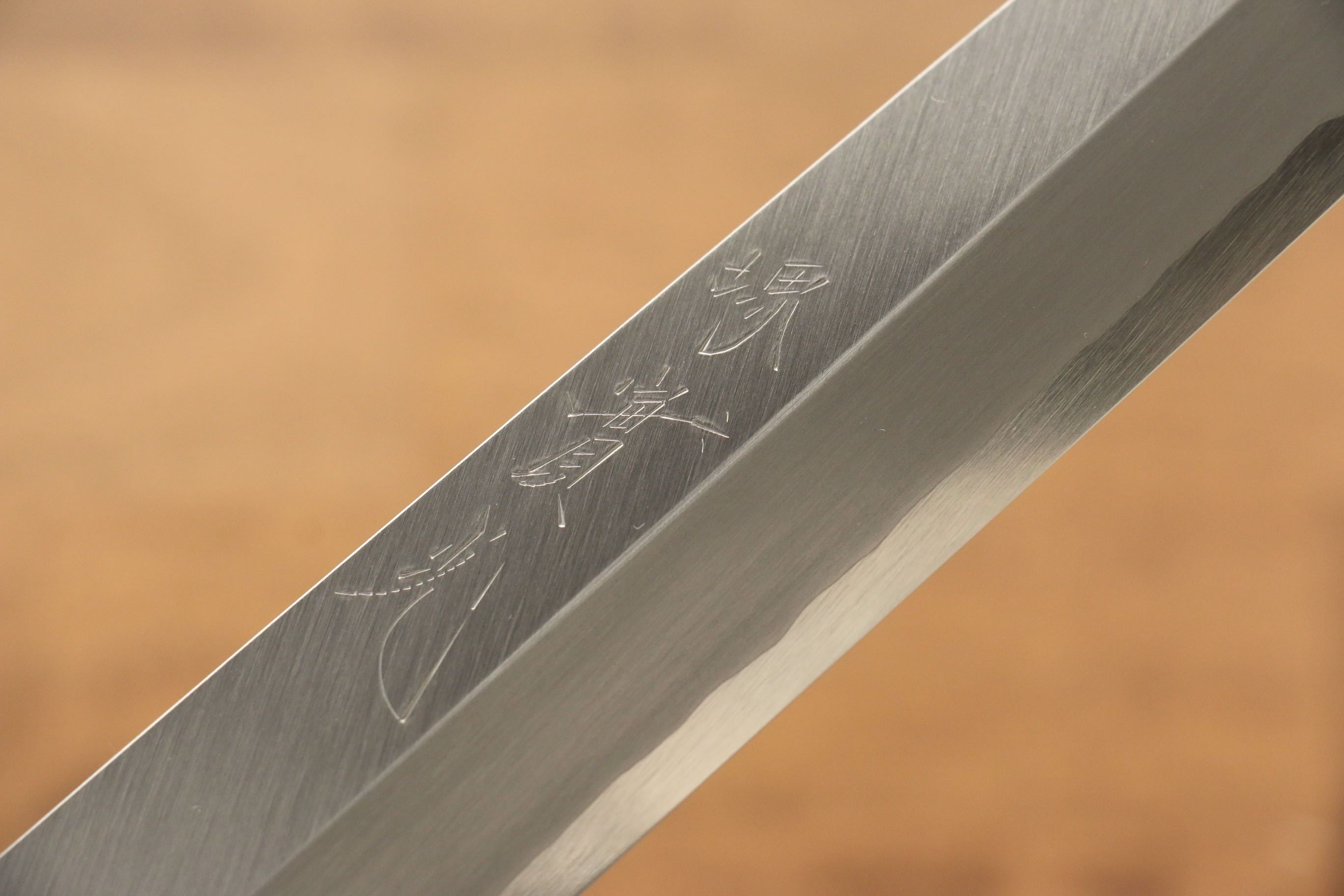 Premium Jikko Silver Steel No.3 Yanagiba Sushi Knife 270mm with Exquisite Shitan Handle - Perfect for Sushi Chefs & Japanese Cuisine Preparation