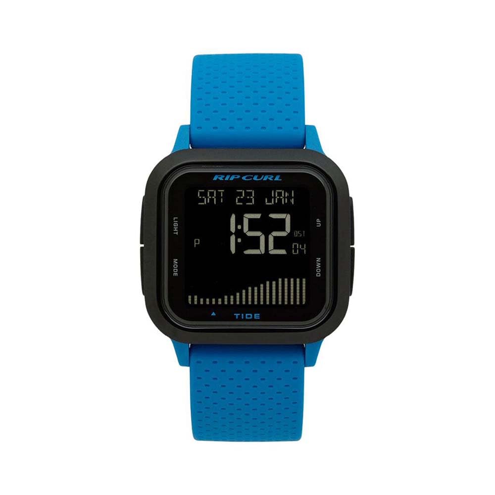 Rip Curl Men's Next Tide Surfing Watch - Waterproof Digital Sports Watch with Tide Tracker & Alarm for Surfing, Swimming & Outdoor Adventures