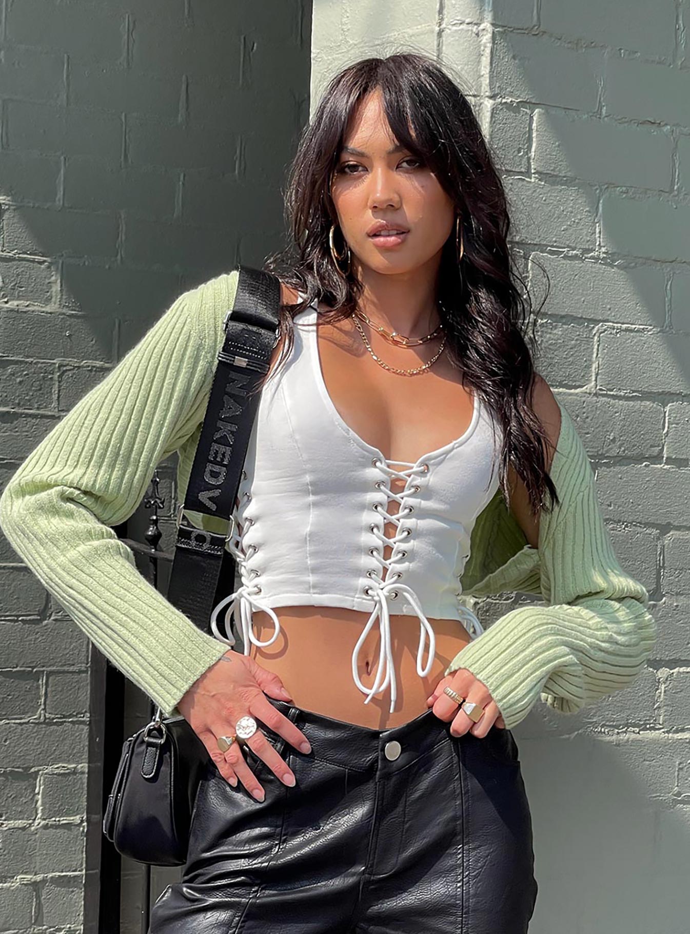 Stylish Aytan Bolero Sweater in Green - Perfect for Layering in Fall & Winter | Women's Fashion Knitwear
