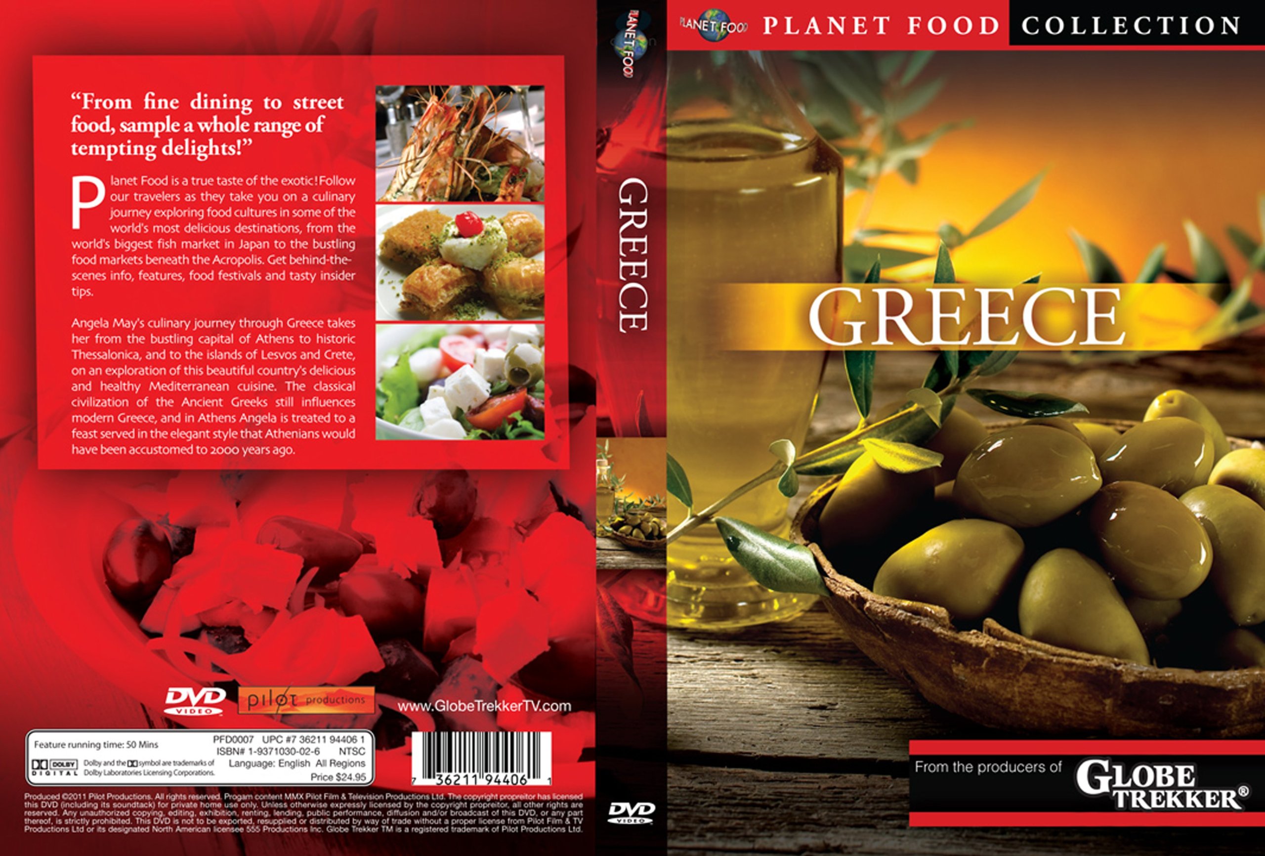Globe Trekker: Planet Food - Greece | Authentic Greek Cuisine & Travel Guide | Perfect for Food Lovers & Travel Enthusiasts