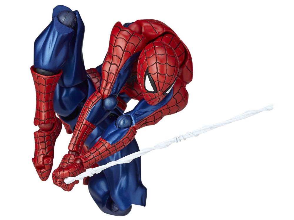 Amazing Yamaguchi Revoltech No.002 Spider-Man Action Figure - Highly Articulated Collectible for Marvel Fans | Perfect for Display, Photography & Cosplay