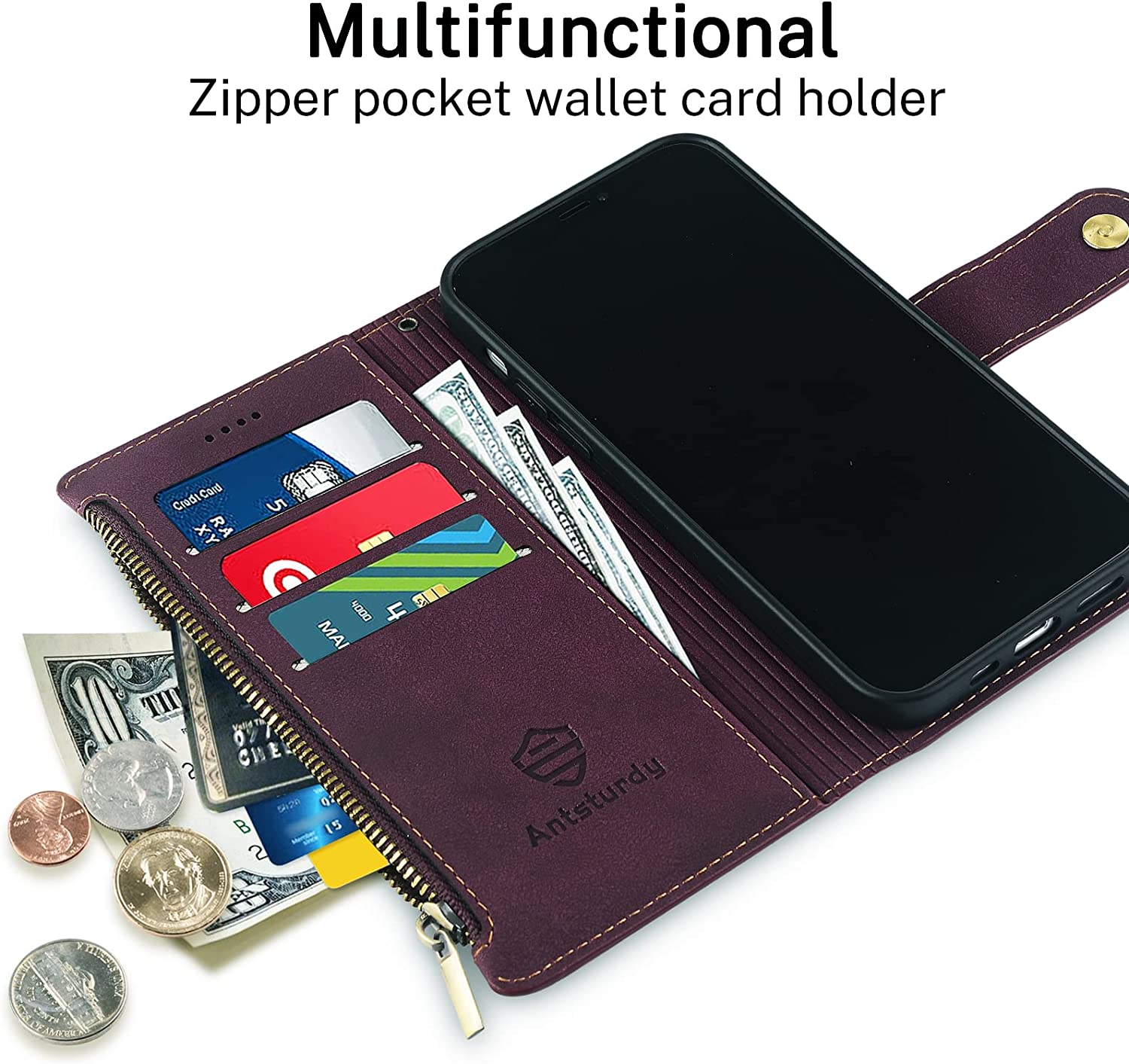 Google Pixel 7 Pro Wallet Case - Slim Protective Phone Cover with Card Slots & RFID Blocking | Perfect for Travel, Work & Everyday Use