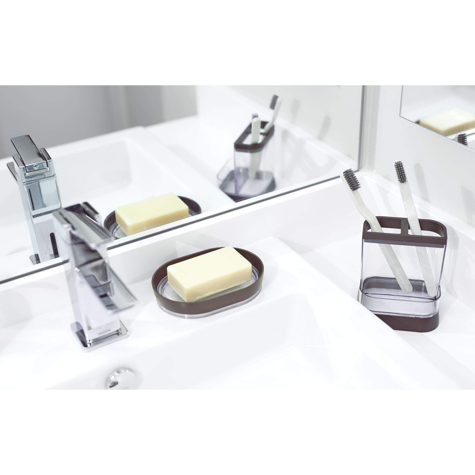iDesign Haley Vanity Organizer - Bronze for Bathroom & Desk Storage