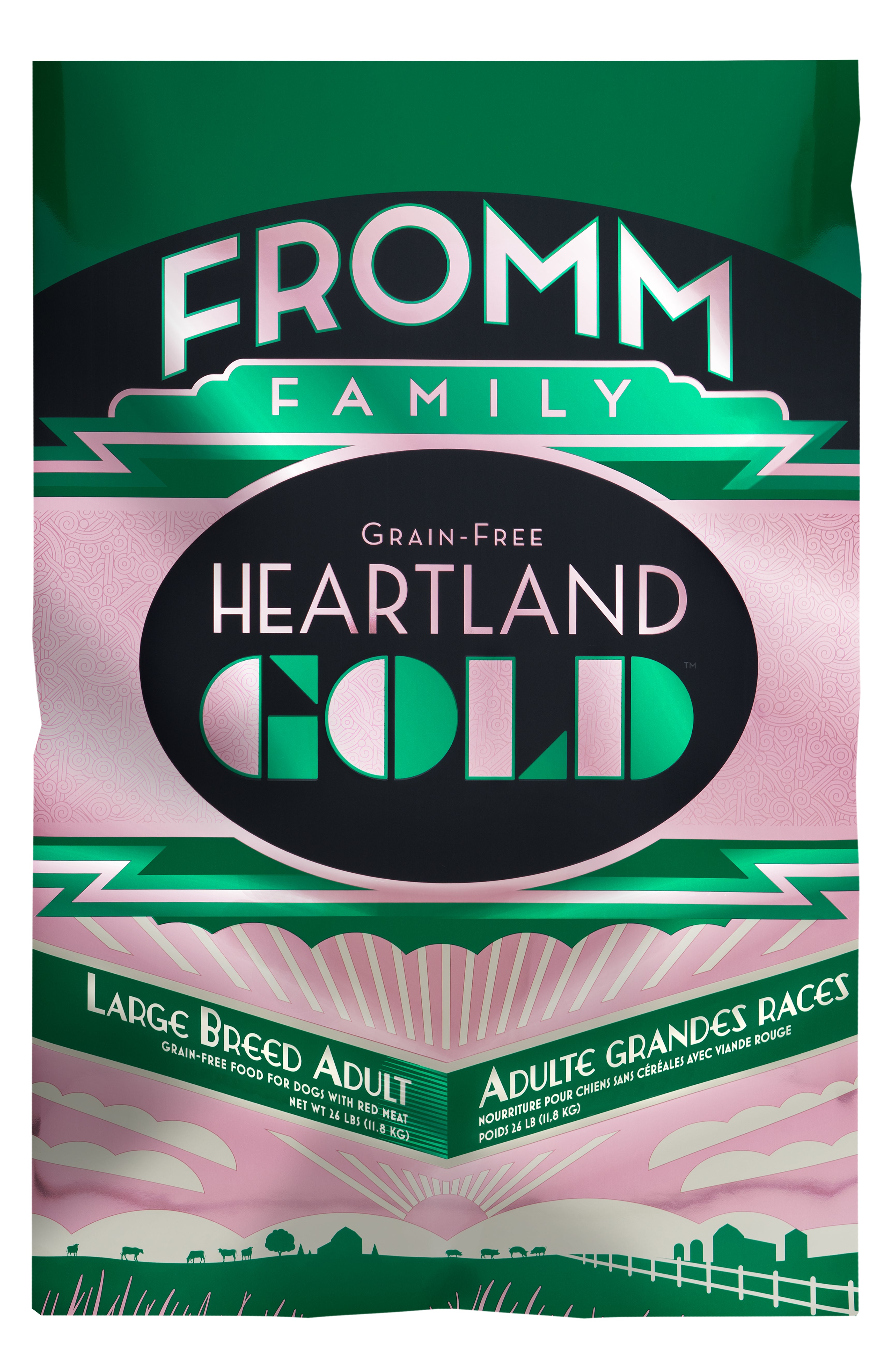 Fromm Heartland Gold Grain Free Dry Dog Food for Large Breed Adults - High Protein, Natural Ingredients for Healthy Skin & Coat - Ideal for Active Dogs & Outdoor Adventures