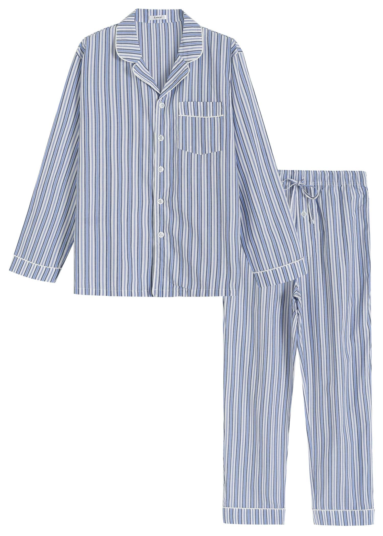 Navy White Stripe