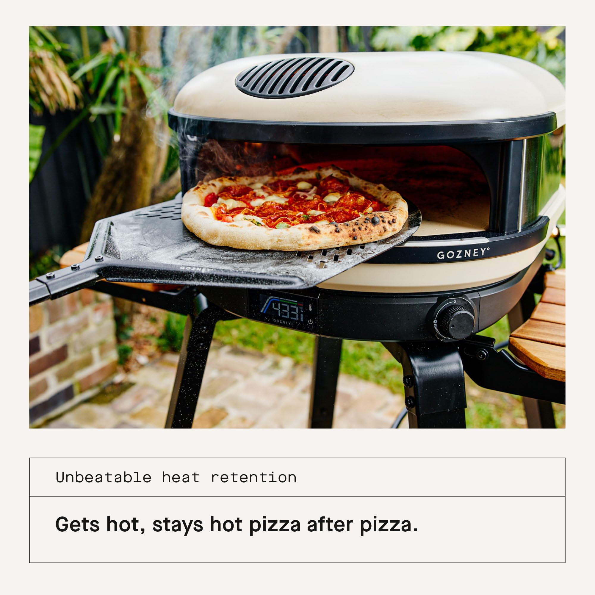 Gozney Arc Gas Fired Outdoor Pizza Oven - 14 Inch Professional Pizza Maker for Backyard, Patio & Camping - Perfect for Home Chefs & Outdoor Cooking Enthusiasts