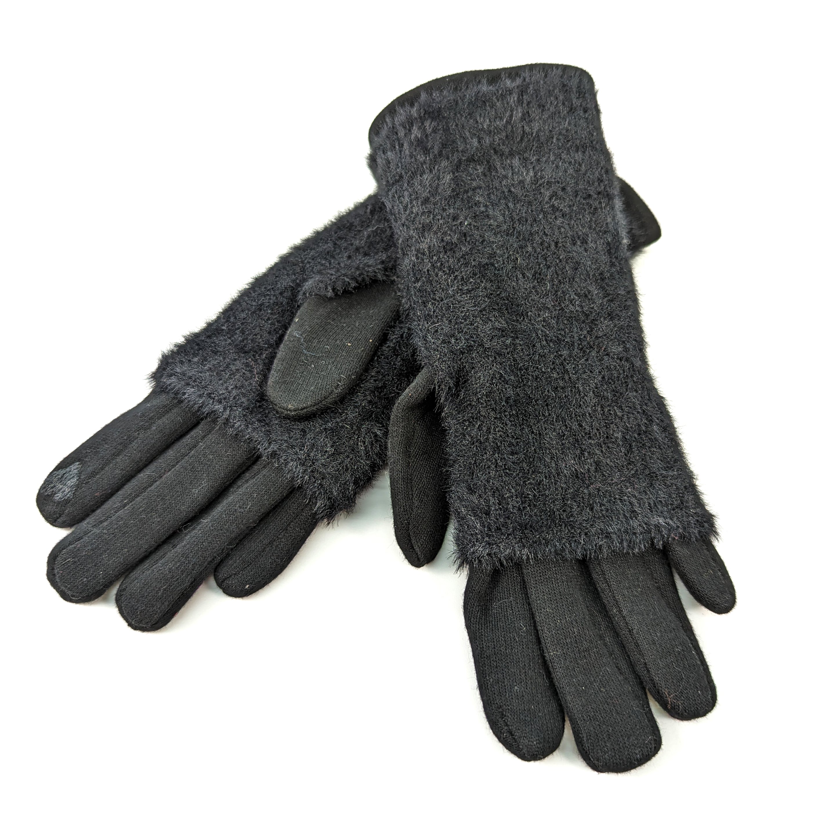 Warm Faux Fur Convertible Gloves - Touchscreen Compatible Fingerless & Mittens for Women & Men - Perfect for Winter, Outdoor Activities & Daily Use