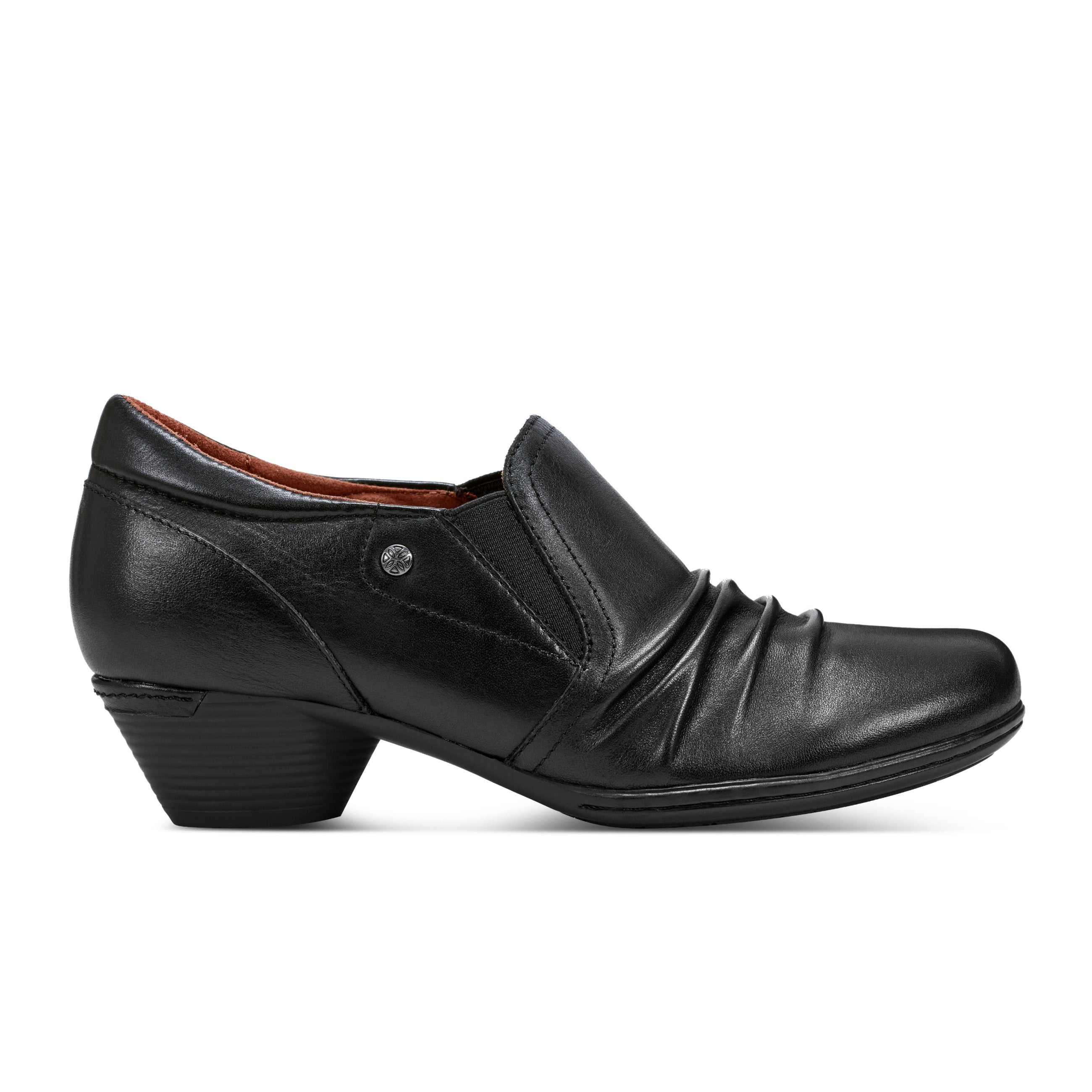 Women's Lucy Ruched Casual Booties - Stylish & Comfortable Ankle Boots for Everyday Wear | Perfect for Work, Dates & Fall Outfits