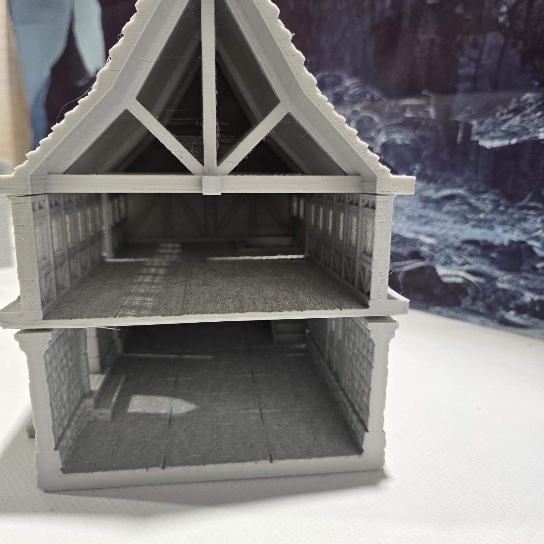 Dungeons & Dragons Modular Terrain Set - Medium Warehouse 2 for DnD, Pathfinder & Tabletop Wargaming | RPG Game Accessories for Fantasy Battle Scenes