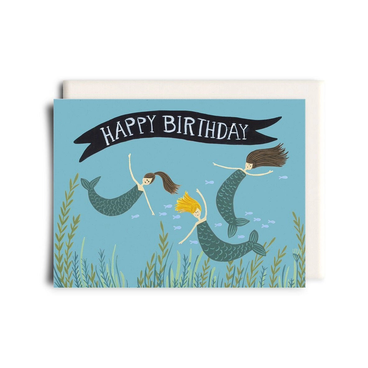 Mermaid Birthday Card - Unique Underwater Themed Greeting Card for Girls & Women - Perfect for Birthdays, Parties & Special Occasions