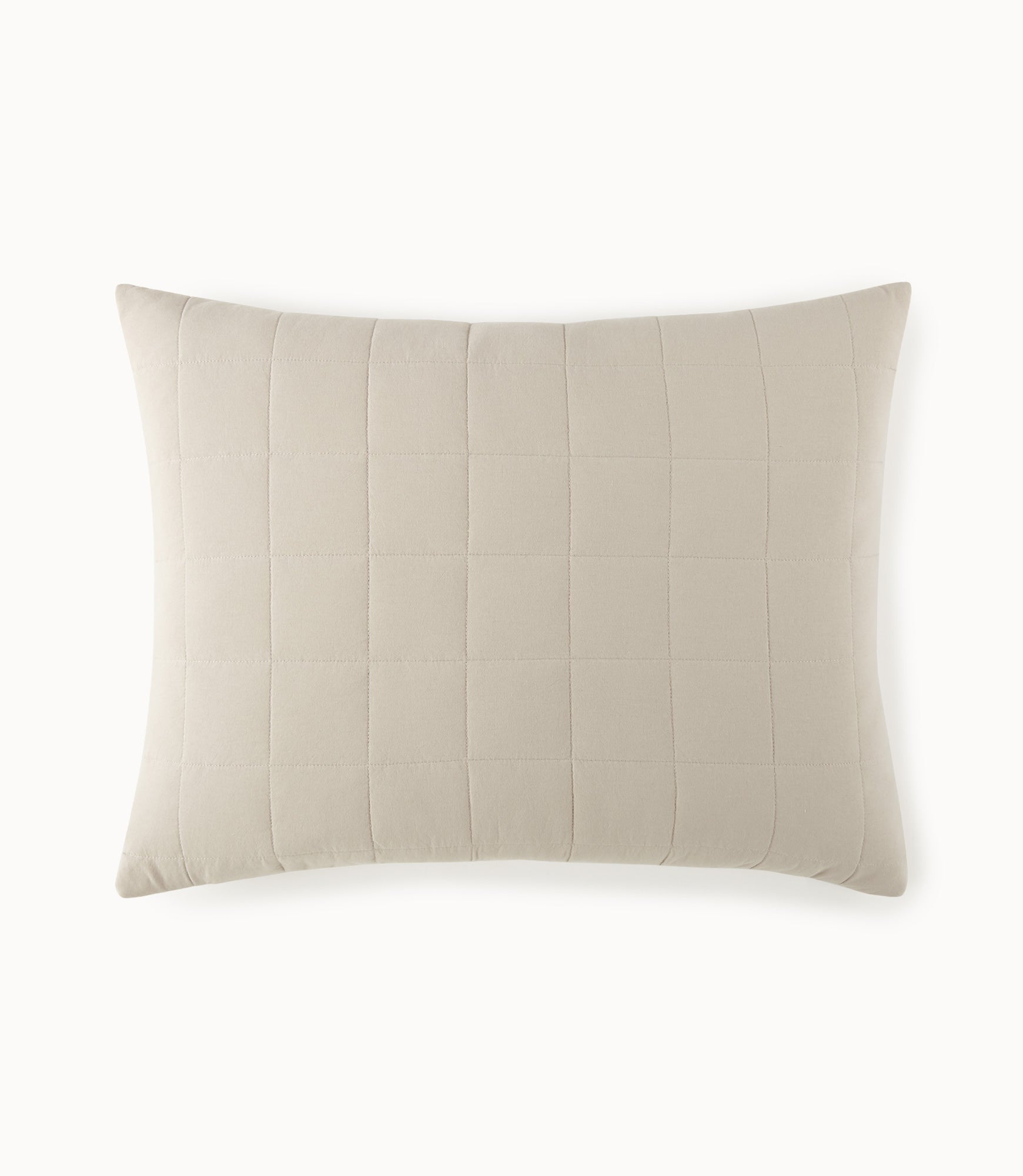 4-Pack Square Quilted Pillow Shams - Soft Bedroom Decor for Queen/King Size Beds - Perfect for Home, Hotel, and Guest Room Styling