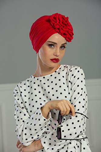Stylish Cotton Turban Head Wrap for Women - Soft & Breathable Hair Scarf - Perfect for Yoga, Beach, or Everyday Fashion Accessory